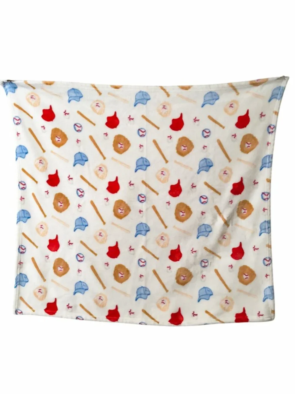 Baby Starters Baseball Sports Security Lovey Blanket 30
